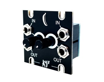 Dual Attenuator 1U for Eurorack Synthesizer NoisyFruitsLab