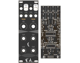 Dual VCA Panel / PCB Euroack Modular Synthesizer NoisyFruitsLab