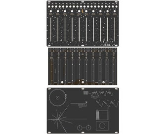 10CHAN DIY - Eurorack oder Desktop Faderbank Modular Synthesizer NoisyFruitsLab