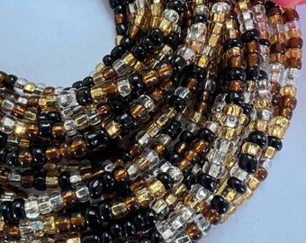 Perline africane color terra per la vita