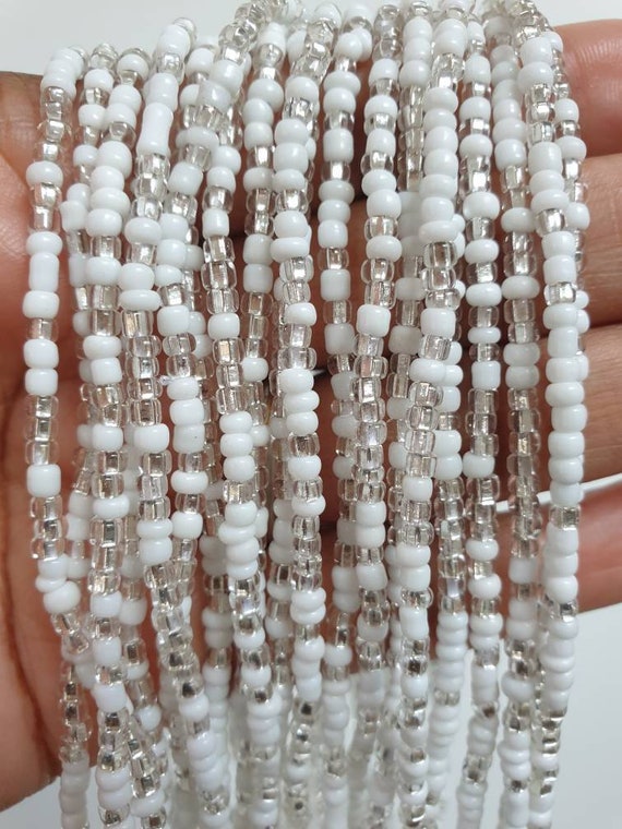 Handmade waist beads | black and white