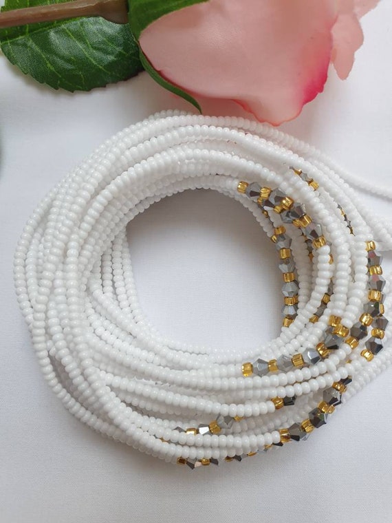 White African Waist Beads Etsy