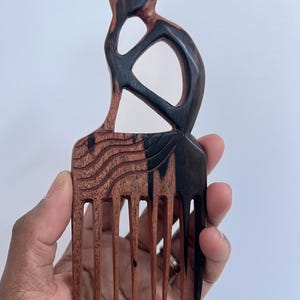 アフリカ黒檀製櫛「考える人」 - Etsy 日本