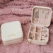 Personalised jewellery box, custom jewellery box, mini, travel, birthday gift for her, bridesmaid,wedding, personalised mother's day gift 
