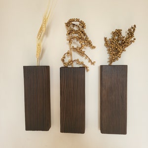 Rustic wood indoor wall planter , Wall mounted planter l Wall pocket plant holder Wall Decor, Wall Planter, Wall Vase