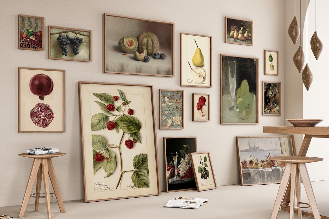 300 Kitchen Art, Vintage Kitchen Wall Art for Home Decor, Mega Bundle