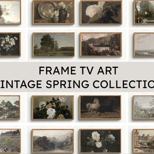 Vintage Spring Paintings for Samsung Frame TV (Digital Download)