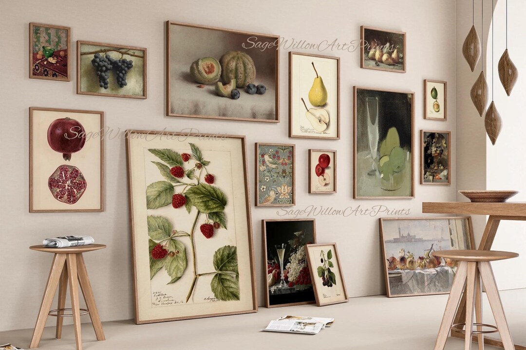 300 Kitchen Art, Vintage Kitchen Wall Art for Home Decor, Mega Bundle ...