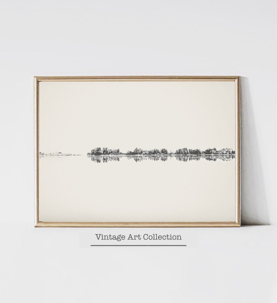 Printable Wall Art, Line Art Digital Prints, Landscape Print, Digital ...