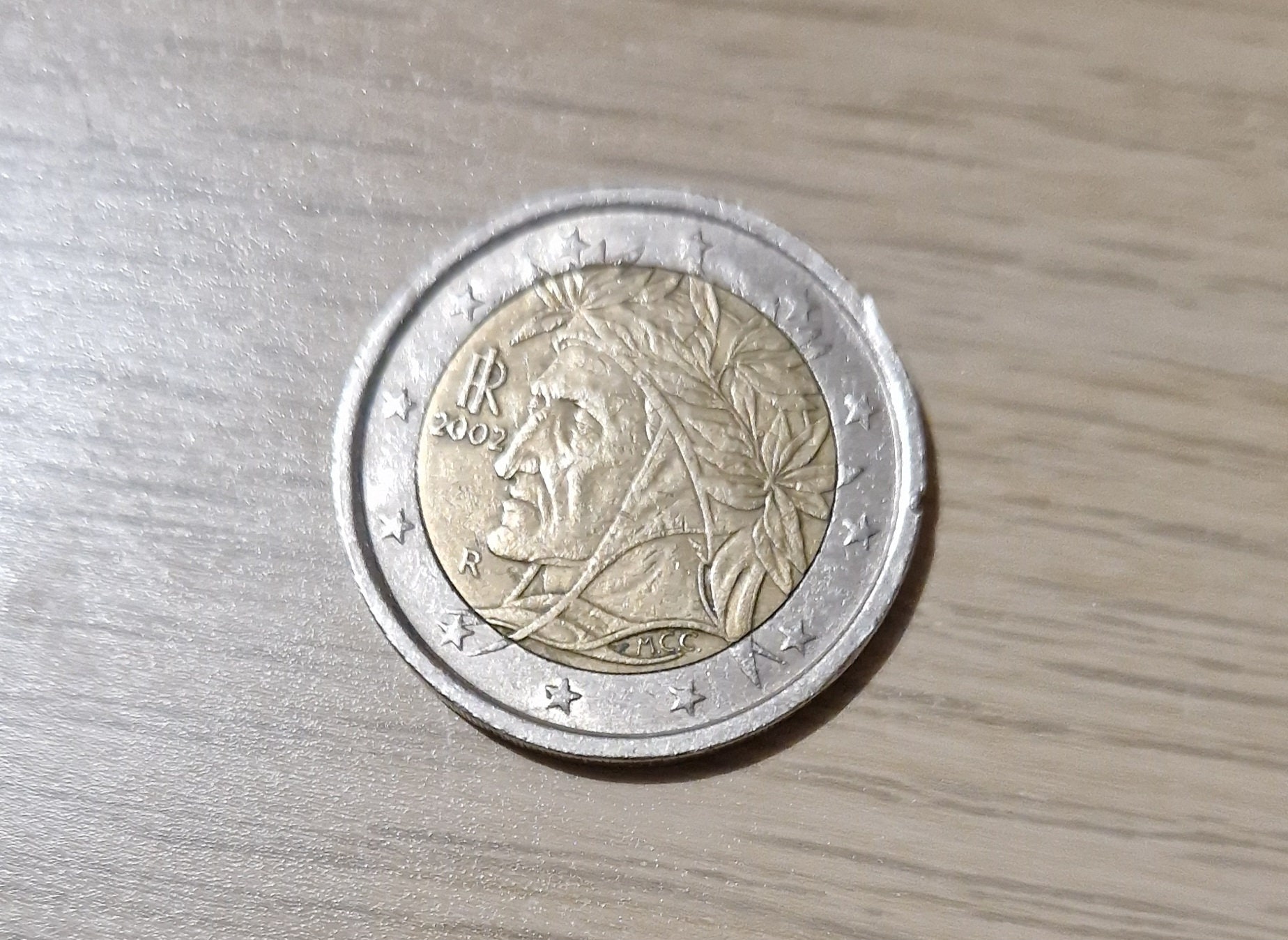 Pièce 2 Euros 2002 rare Italie Dante Alighieri - Etsy France