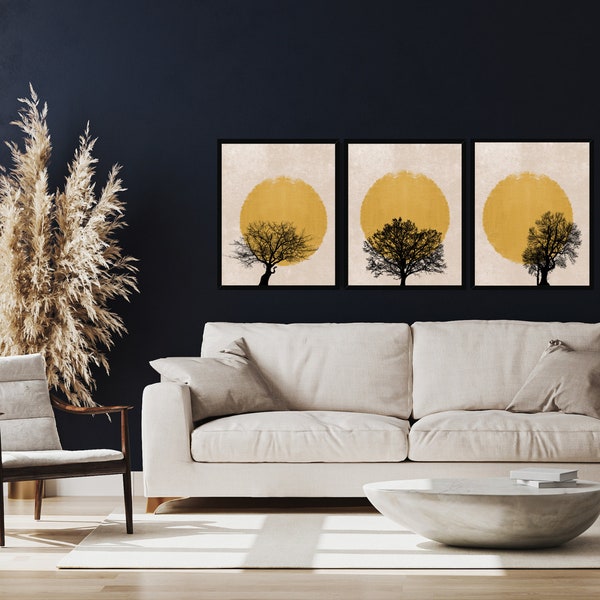 Mustard Wall Art Etsy UK