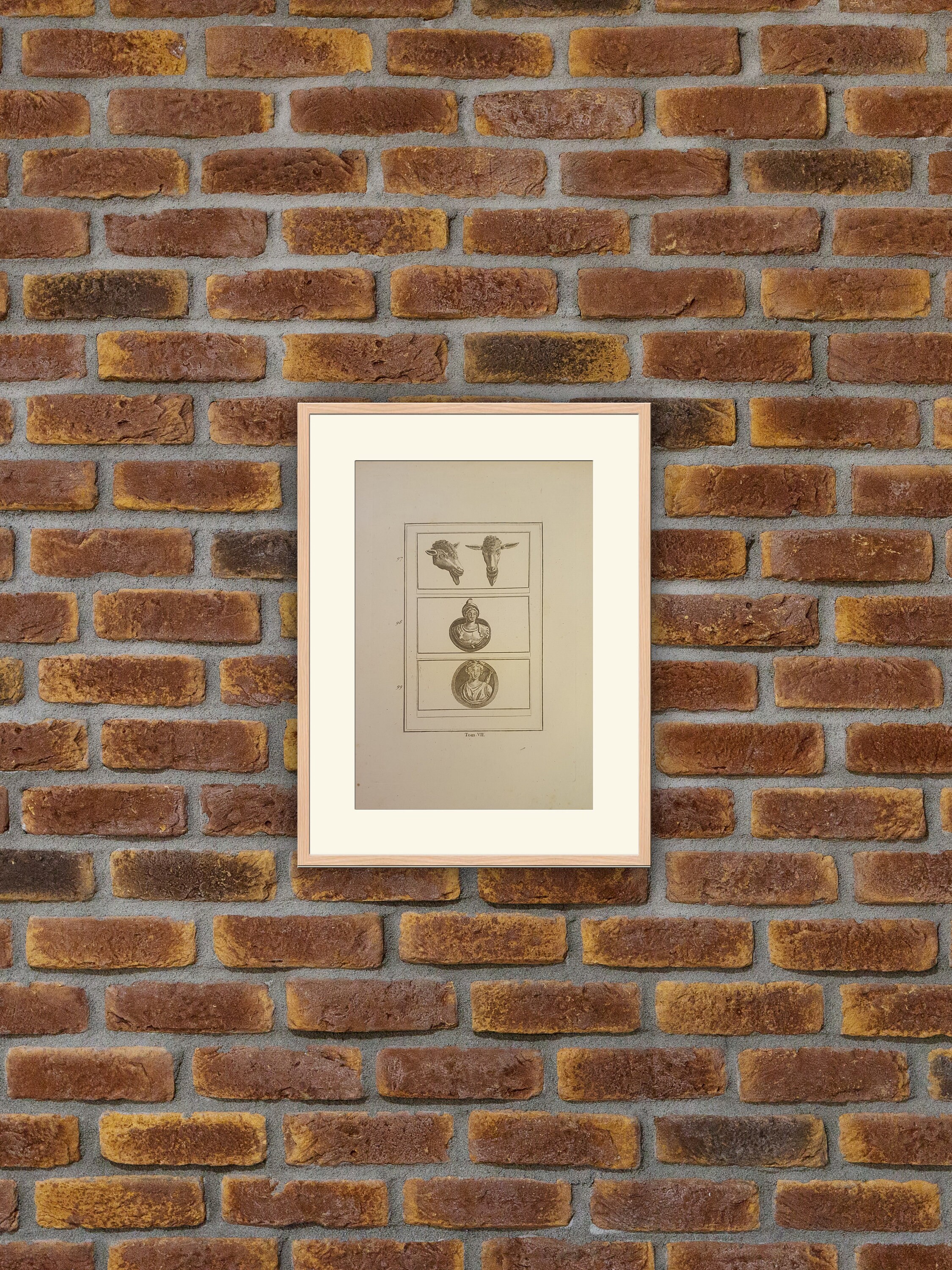 Sculpture - Herculanum et Pompei Gravure sur Cuivre 1820