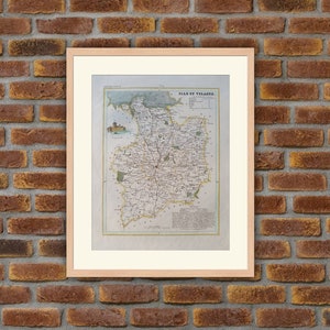 Karten - Französische Abteilung - ILLE et VILAINE - 1833 Atlas MONIN - 12.2x9.8in - Dekoration, Druck