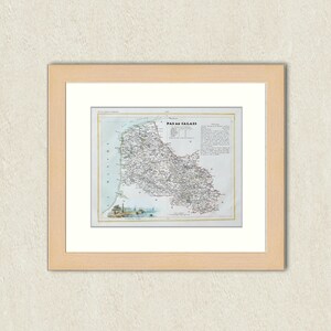 Landkarten - Französisches Departemment - PAS De CALAIS - 1854 Atlas MONIN - 30,5x25cm - Deko, Print