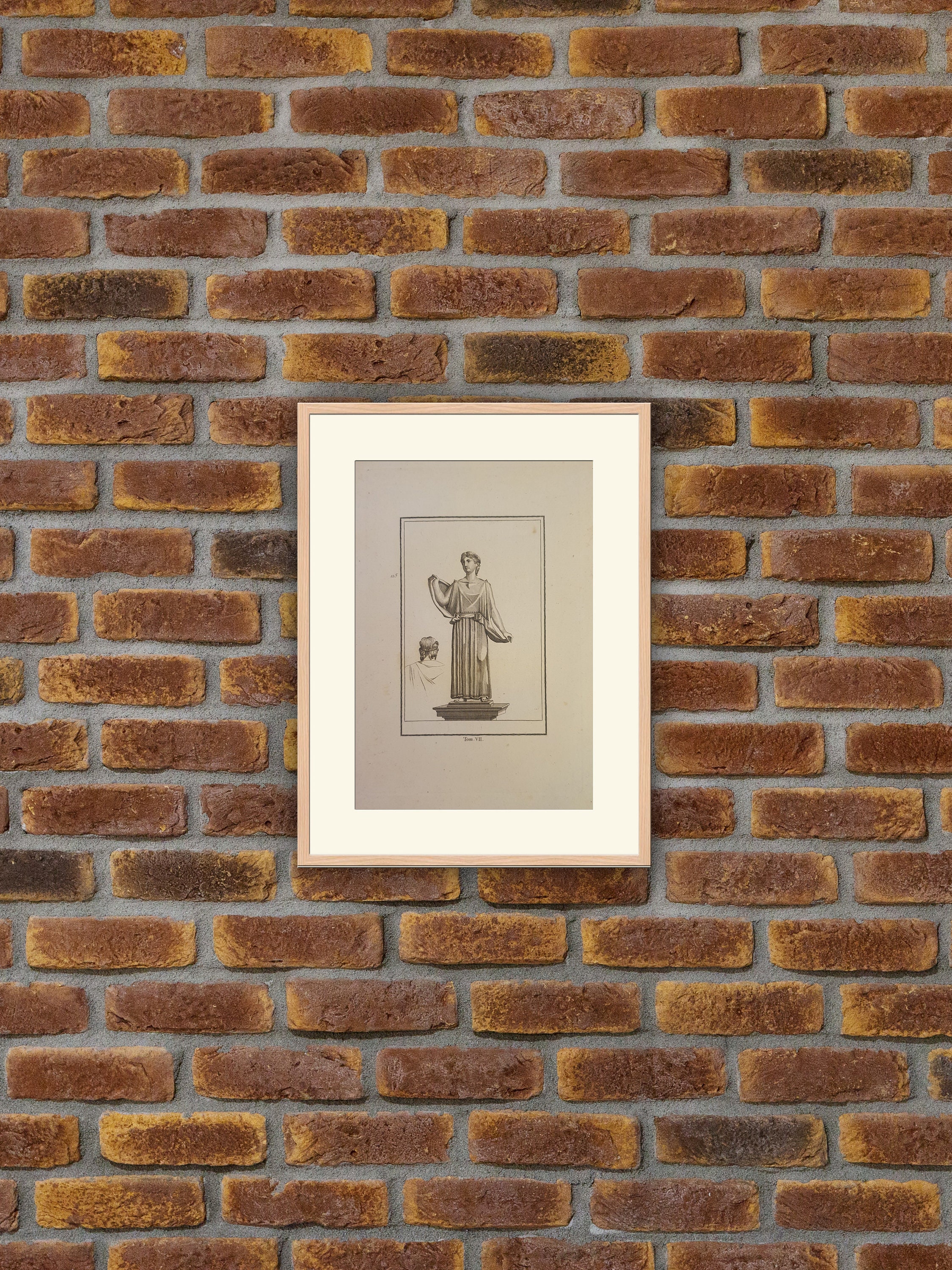 Sculpture - Herculanum et Pompei Gravure sur Cuivre 1820