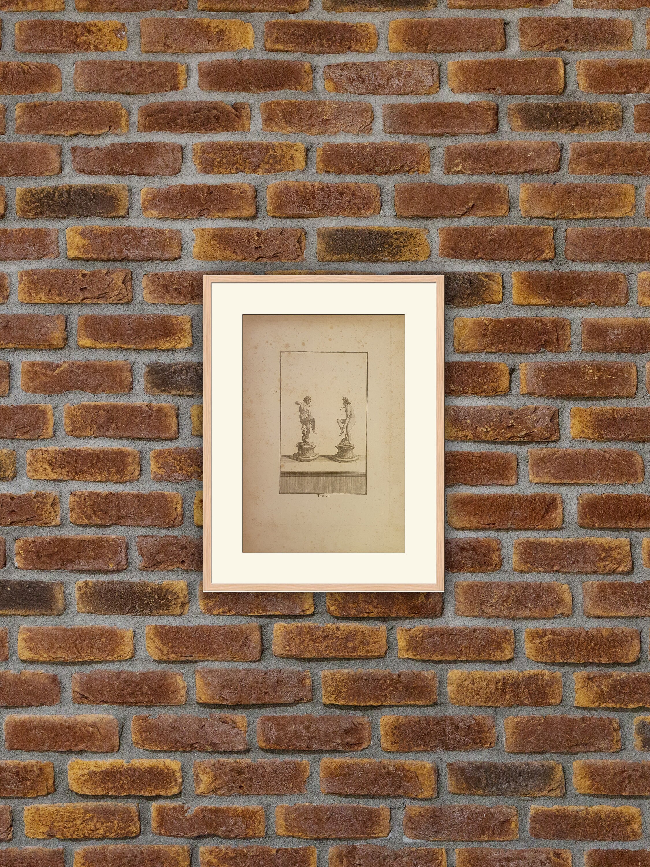 Sculpture - Herculanum et Pompei Gravure sur Cuivre 1820