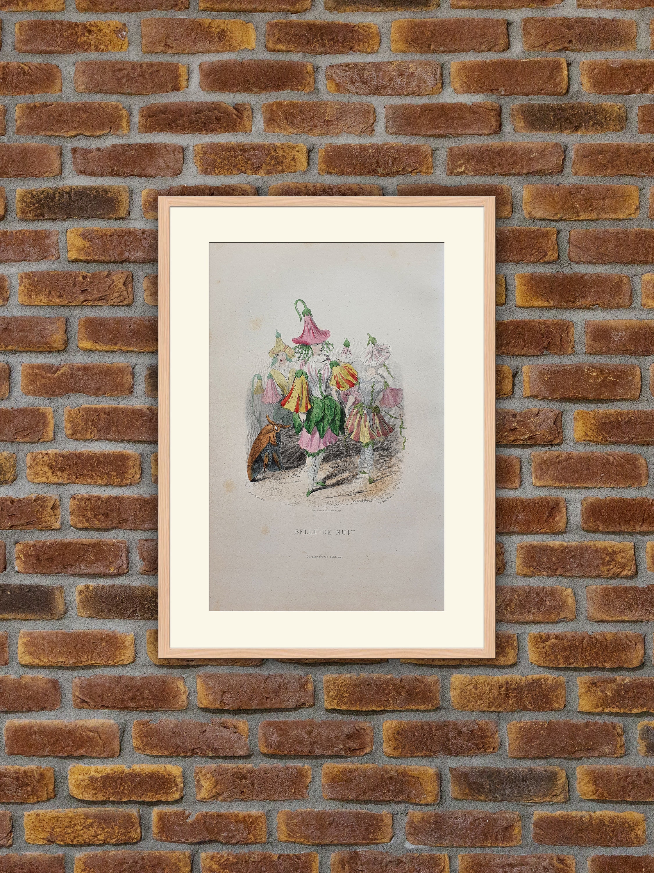 『ラ・メゾン・モデルヌ』マニュエル・オラジ作/限定証明複製リトグラフ/1900年 ラ・メゾン・モデルヌ』マニュエル・オラジ作/限定証明複製