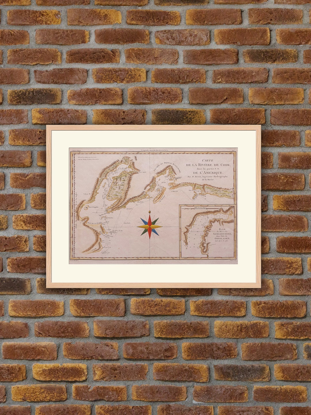 The Cook Ranch Map 1762 Hand-colored Engraving Maps Map of the Cook's - Etsy Denmark