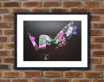 Street Art - DEATH NYC - Peanuts - 2016 Original Signed and