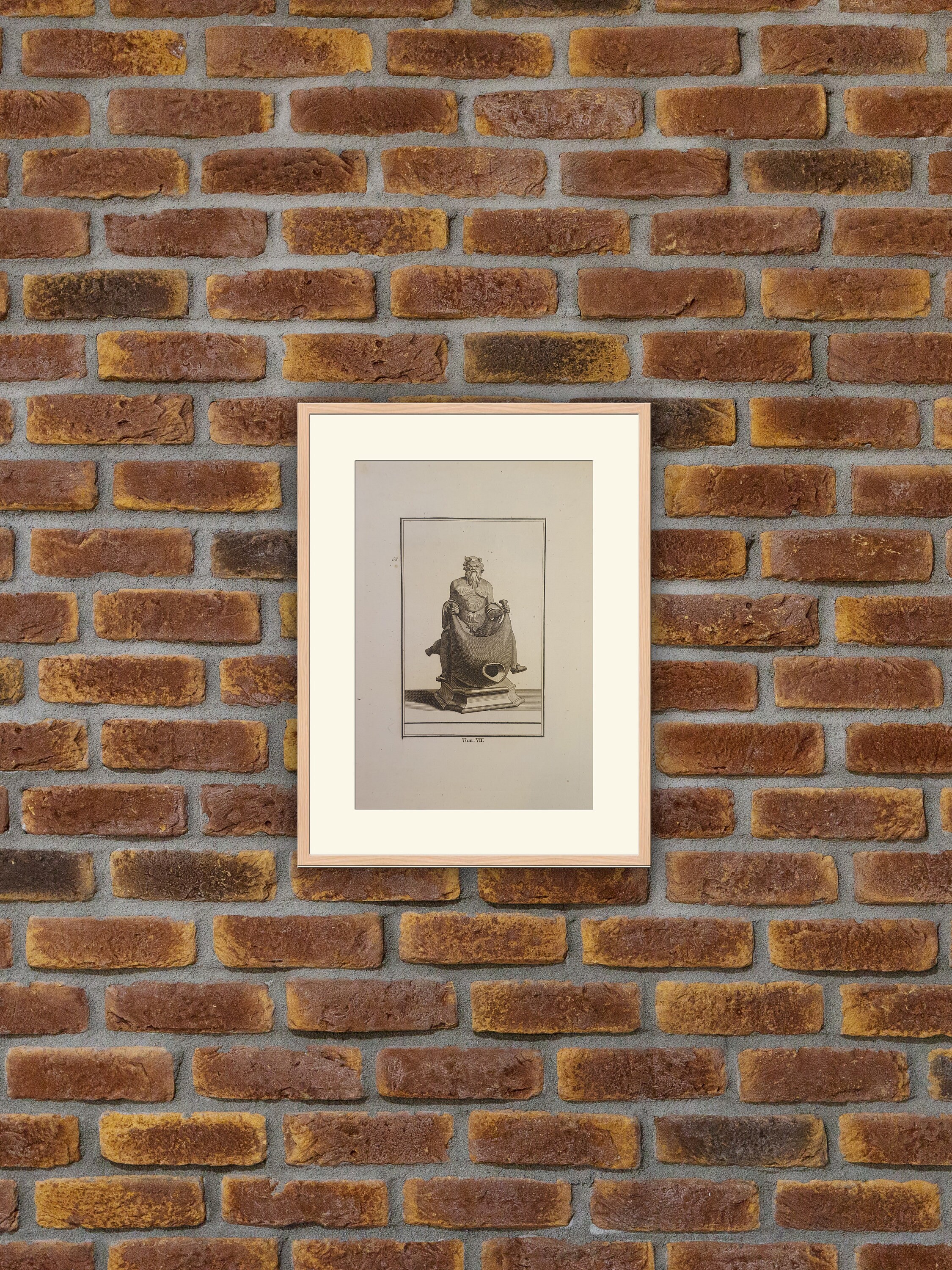 Sculpture - Herculanum et Pompei Gravure sur Cuivre 1820