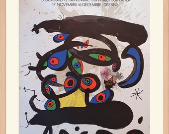 アフィッシュ・ギャラリー・マーグト「紙の絵画」ジョアン・ミロ