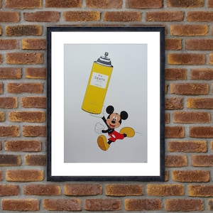 Street Art - DEATH NYC - Mouse N6Y - 2018 Original signed and numbered serigraph (circulation of 100 copies) - Decoration, Prints