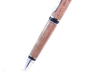 Solid Wood Pen. A Black Ink Pen to Suit Colleague Gift or Business Present.