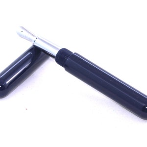 Custom donkerblauwe vulpen, bockpunt nummer 6, cadeau, bureauvulpen