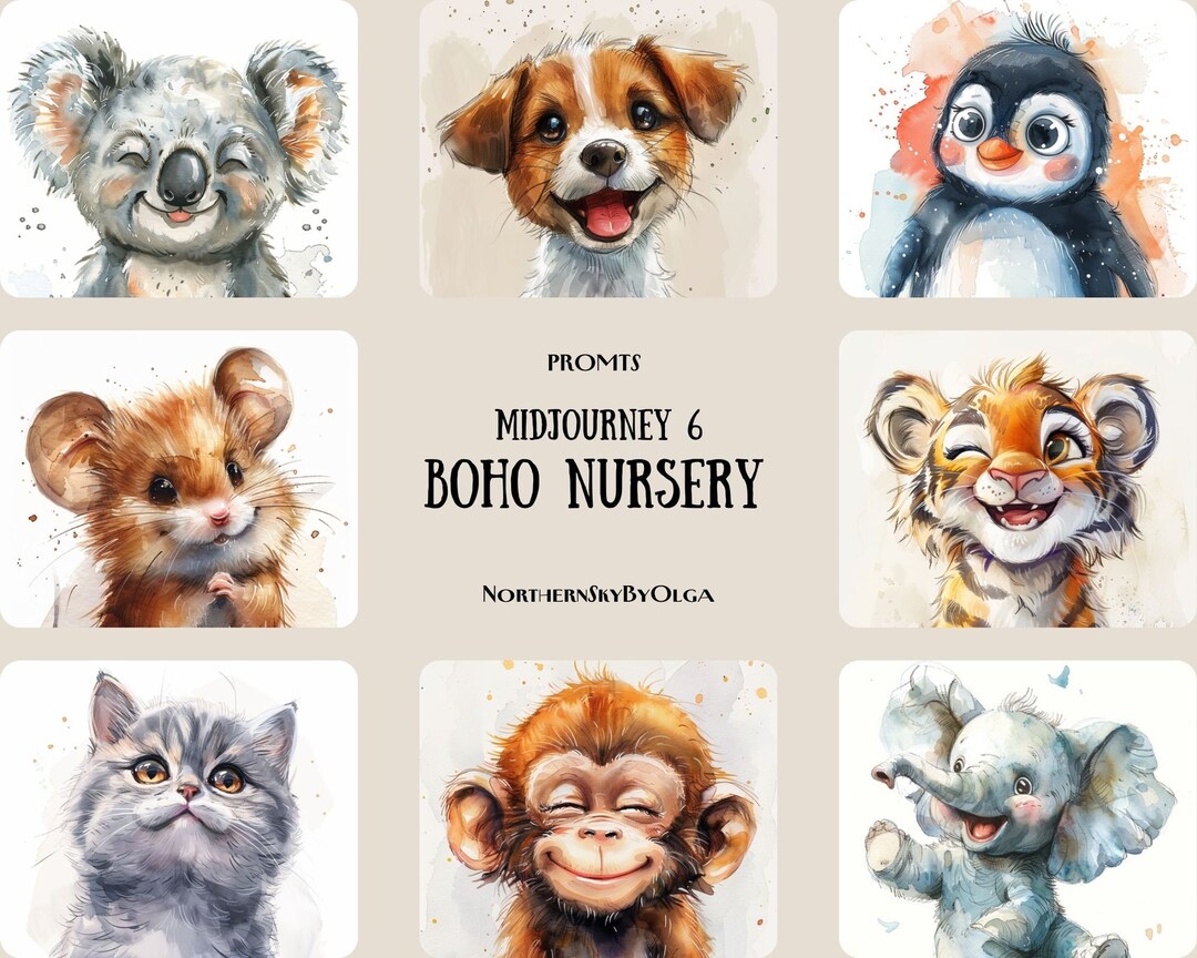 Midjourney Prompts for Boho Art Prints Posters Prompts for Midjourney ...
