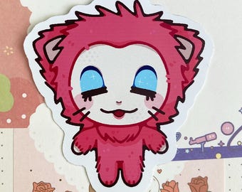 Fluffy Alien Sticker :3