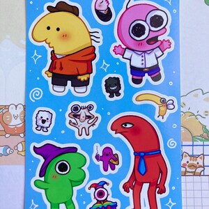 Smiling Sticker Sheet :D