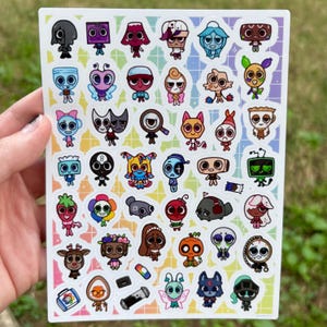 NEW Mini Toons Sticker Sheet !!