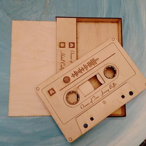 Laser Design Vector Files for large cassette tape and case