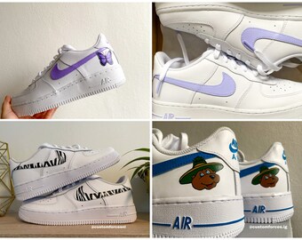 air force 1 painted shoes