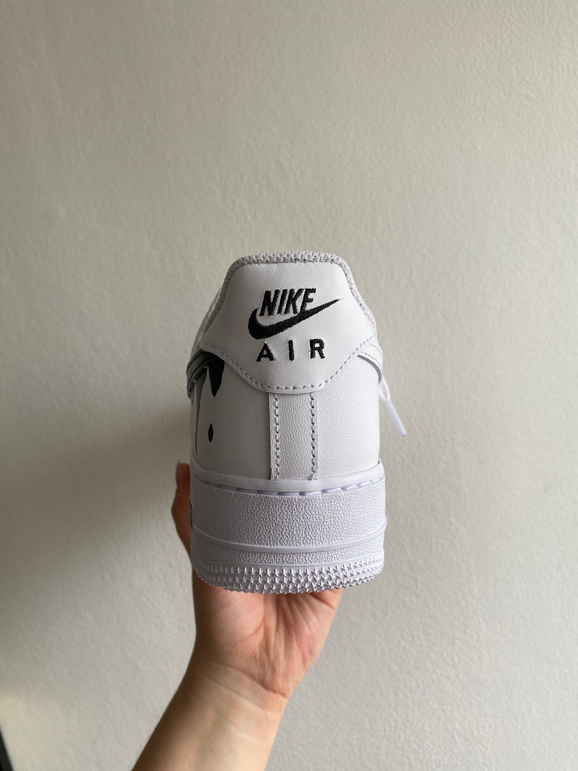 air force 1 drip swoosh