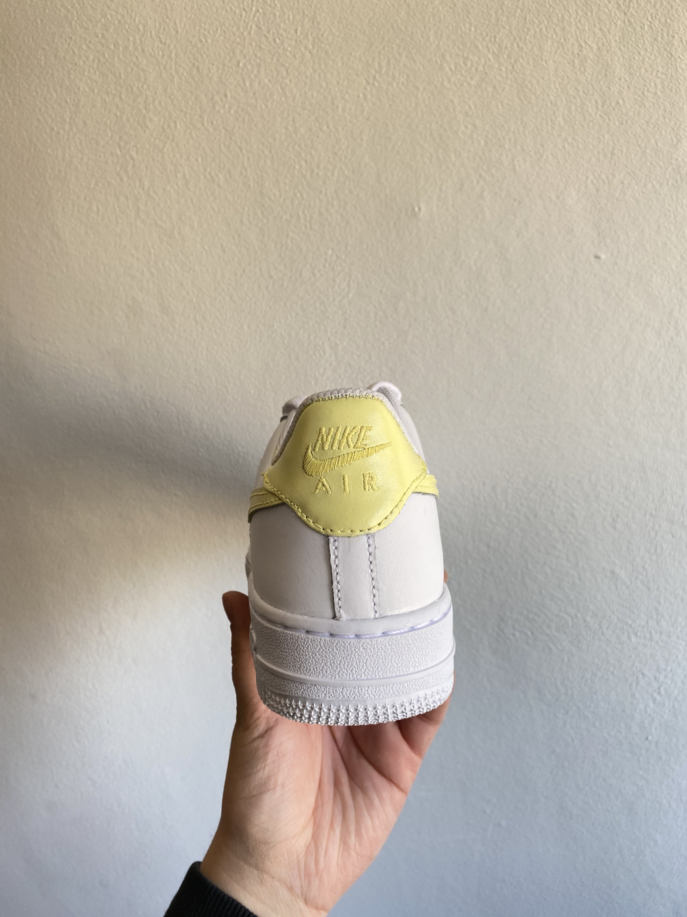 pastel yellow air force 1