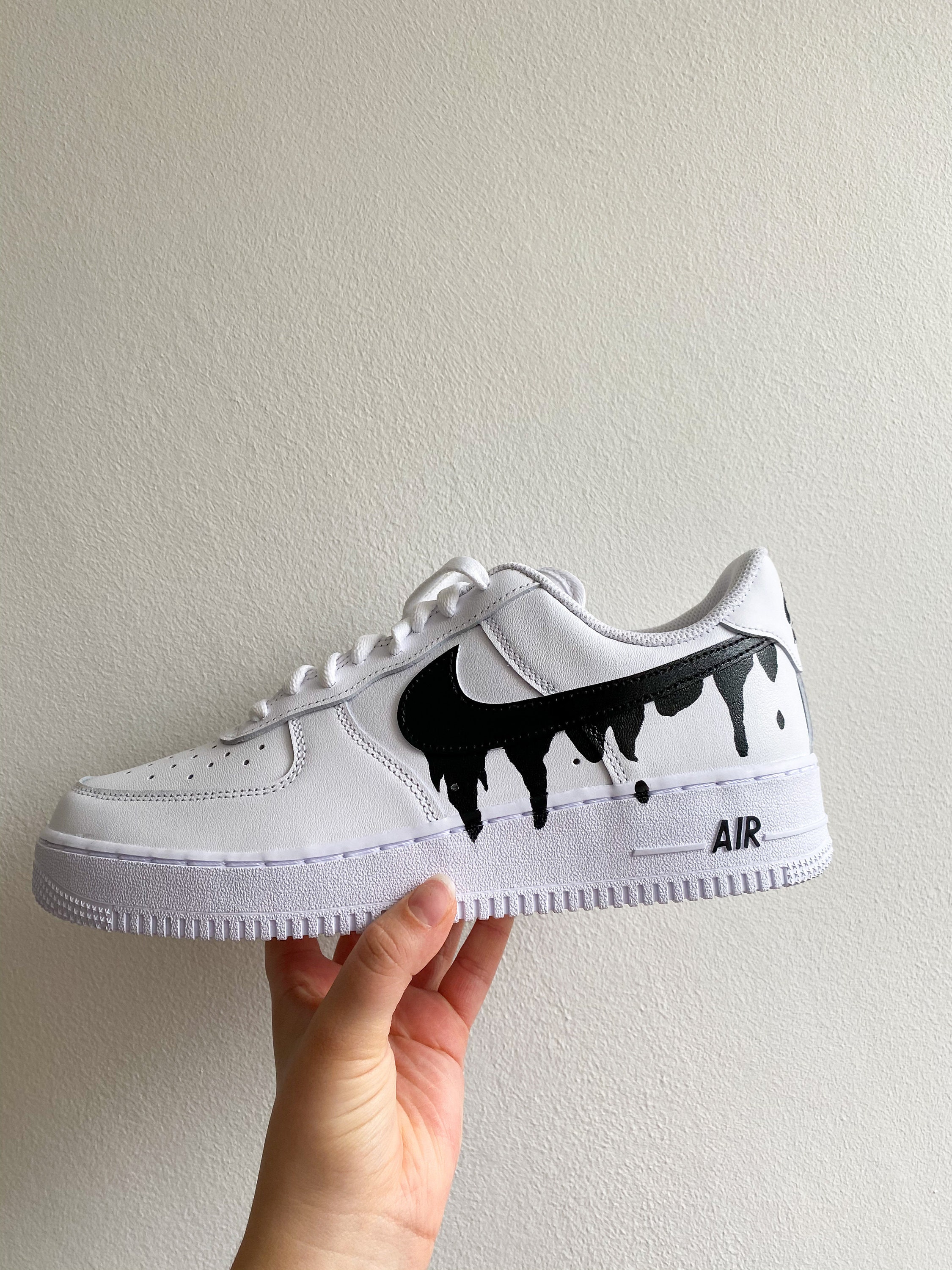 air force 1 drip swoosh
