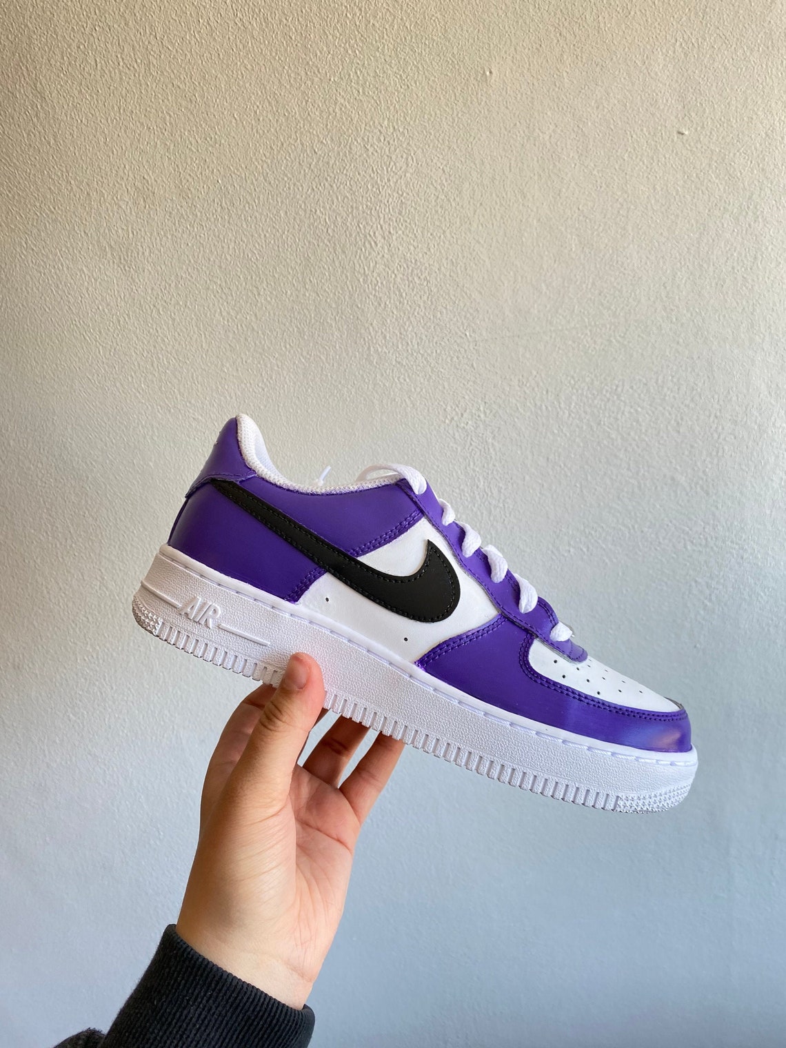 black and purple af1