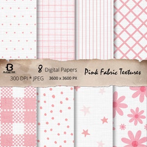 DIGITAL PASTEL PAPER - Pink Pastel Papers - Pink Doodles Pastel - Girl Digital Paper - Digital Paper Pack - Scrapbooking Supplies