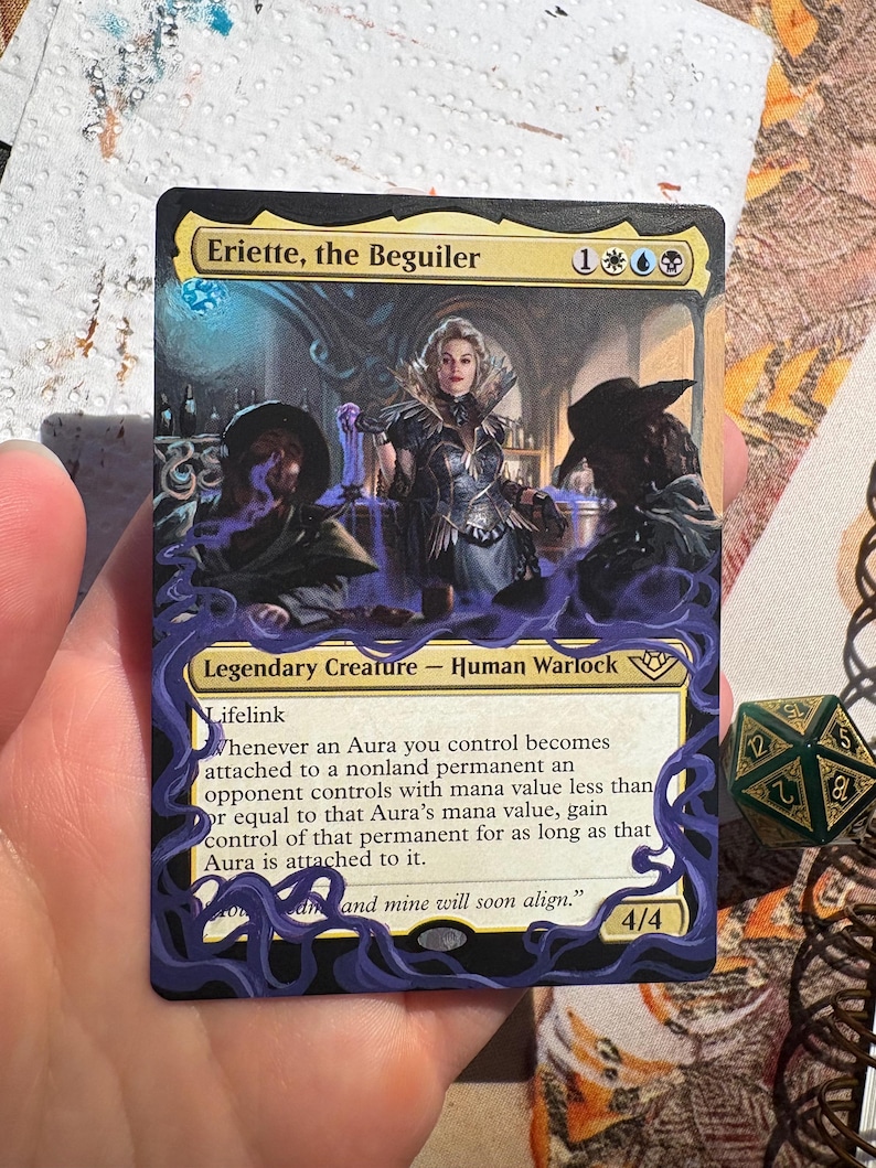 Eriette, the Beguiler Hand Painted Magic the Gathering Proxy - Etsy