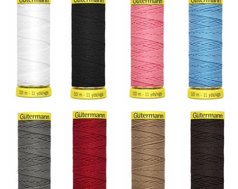 Gutermann Elastic Thread, Shirring Thread, 10m Spools