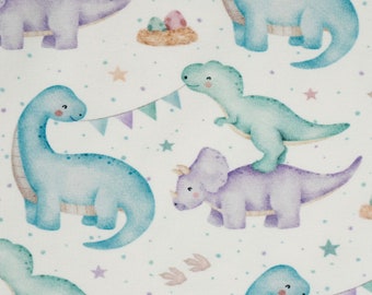 Cotton Jersey Fabric, Dinosaur Fabrics, Stretch Knit Fabric