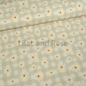 Softshell Fabric, Gingham Fabric, Floral Softshell, Fabric for Jackets, Water Resistant Fabric, Printed Softshell