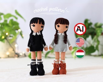 Lisa Doll Amigurumi Tutorial - Unique DIY Crochet Pattern