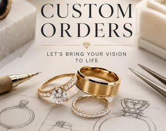 Custom Jewelry Design | Custom Wedding Bands, Engagement Rings, Necklaces & Bracelets | Personalized Fine Jewelry | Custom Handmade Jewelry