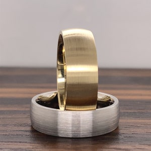 14K Gold 7MM Comfort Fit Ehering | 14K Comfort Fit Ehering | 14K Echtes Gold Band | 14K Klassischer Gold Ehering |