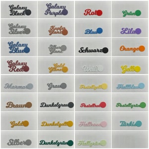 Keychain name 6 pieces personalized zipper two-tone pendant for jacket backpack image 10