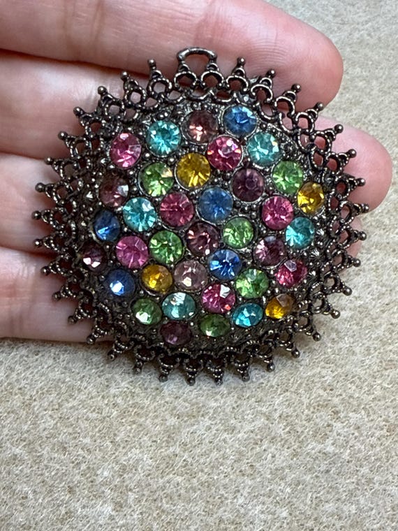Little Nemo Multicolor Rhinestone Pendant