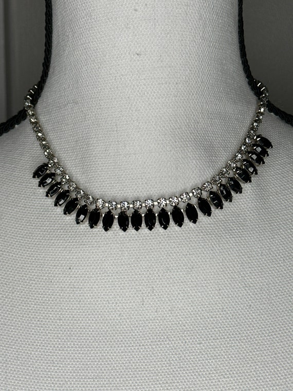 Vintage “Black & White” Necklace and Bracelet - image 2