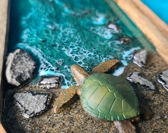 3D Turtle or Whale or Manta, MADE TO ORDER Ocean Sea Animals, Underwater creatures, Ocean Artwork
